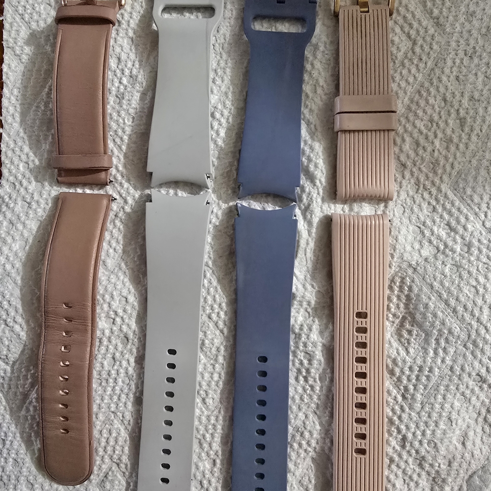 Set of Four Watch Bands in Neutral Tones 20mm Galaxy Watch